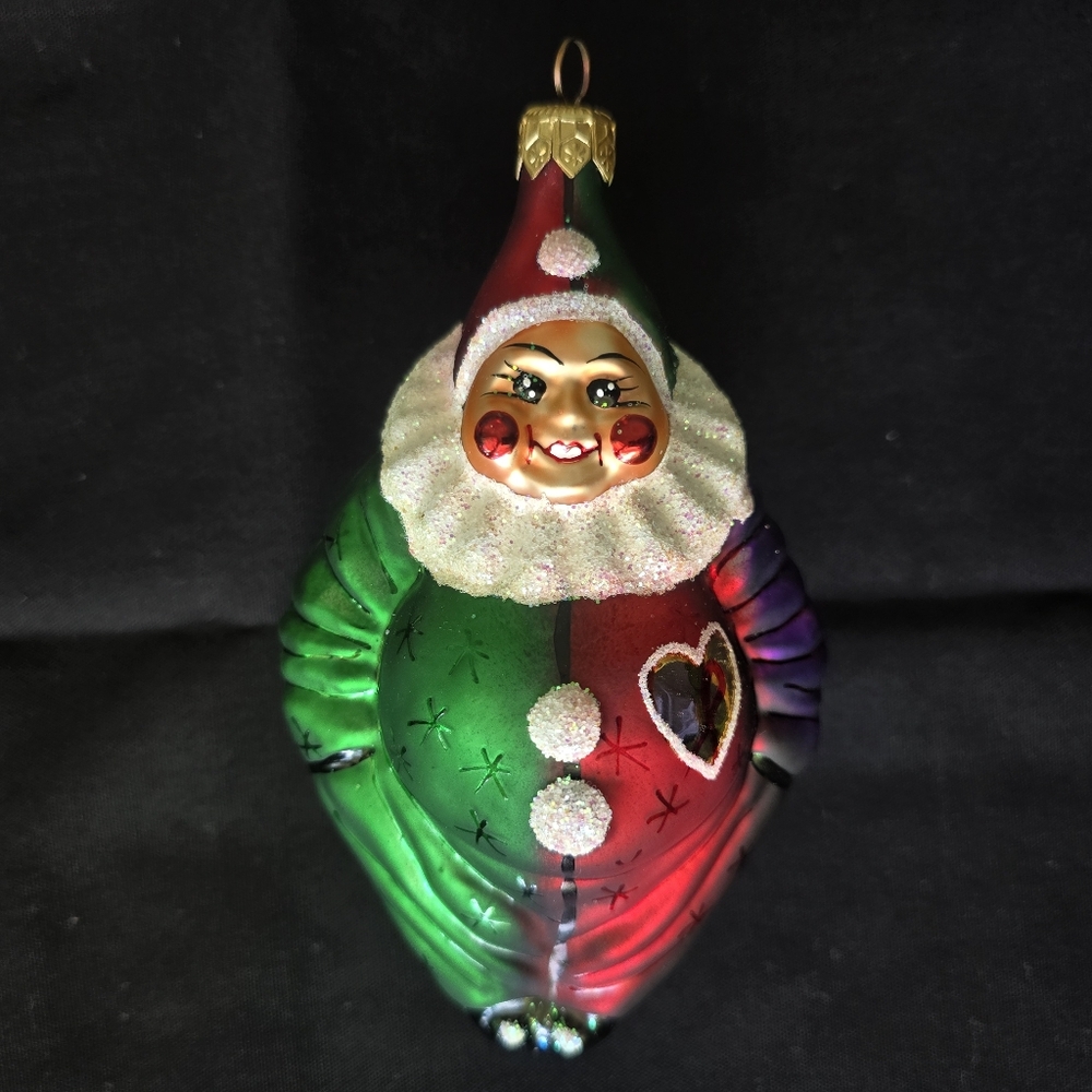 Radko - A Caring Clown hand blown glass ornament Vintage 1997 - Picture 3 of 7